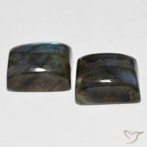 9.13 ct natürliche Mehrfarbig Labradorit-Edelsteine, Baguette, Lichtdurchlässig