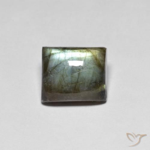 7.41ct Natürlicher Mehrfarbig Labradorit, Baguette, Lichtdurchlässig