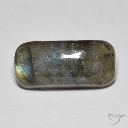 8.10ct Natürlicher Mehrfarbig Labradorit, Kissen, Lichtdurchlässig