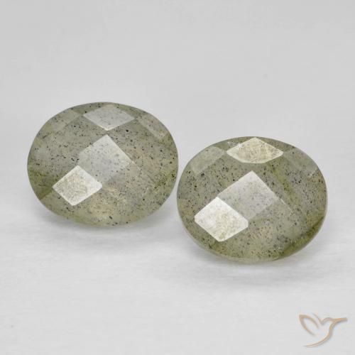 2.12ctw Natürlicher Mehrfarbig Labradorit, Oval, Lichtdurchlässig