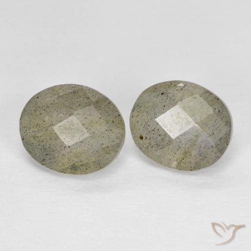 2.15 ct natürliche Mehrfarbig Labradorit-Edelsteine, Oval, Lichtdurchlässig