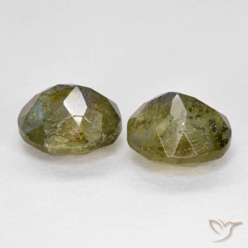 2.50 ct natürliche Mehrfarbig Labradorit-Edelsteine, Oval, Lichtdurchlässig