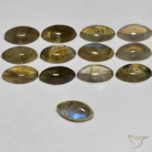 9,17 ctw natürlicher Mehrfarbig Labradorit, Marquise, Transparent