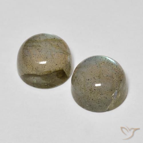 3.80 ct natürliche Mehrfarbig Labradorit-Edelsteine, Runden, Lichtdurchlässig