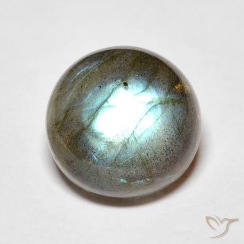 6.23ct Natürlicher Mehrfarbig Labradorit, Runden, Lichtdurchlässig
