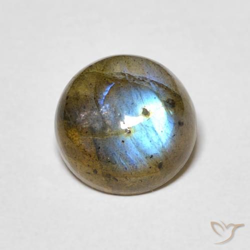 2.01ct Natürlicher Mehrfarbig Labradorit, Runden, Lichtdurchlässig