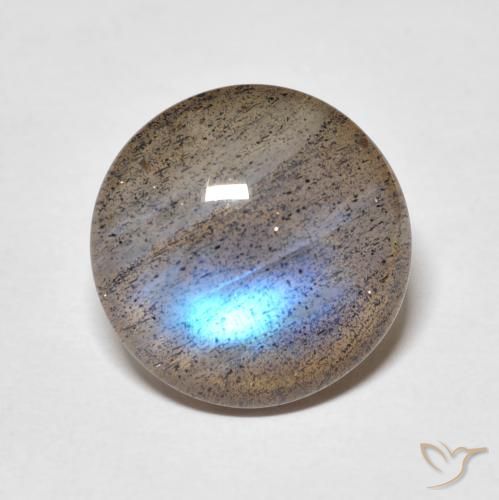 7.25ct Natürlicher Mehrfarbig Labradorit, Runden, Lichtdurchlässig