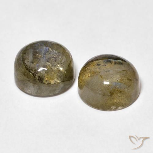 5.18 ct natürliche Mehrfarbig Labradorit-Edelsteine, Runden, Lichtdurchlässig