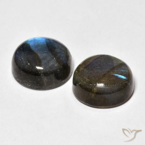 15.28 ct natürliche Mehrfarbig Labradorit-Edelsteine, Runden, Lichtdurchlässig