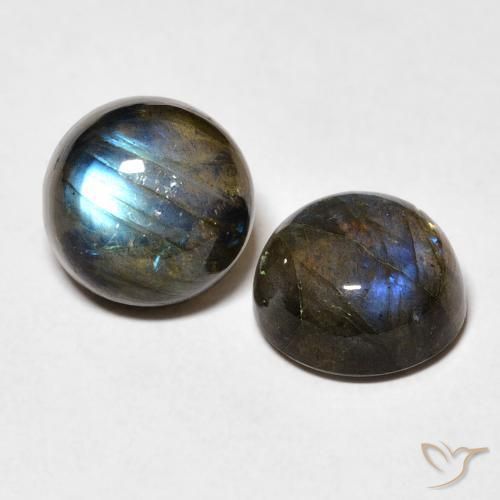 7.00 ct natürliche Mehrfarbig Labradorit-Edelsteine, Runden, Lichtdurchlässig