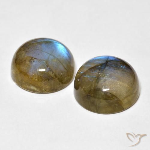 18.54 ct natürliche Mehrfarbig Labradorit-Edelsteine, Runden, Lichtdurchlässig