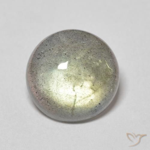 3.26ct Natürlicher Mehrfarbig Labradorit, Runden, Lichtdurchlässig