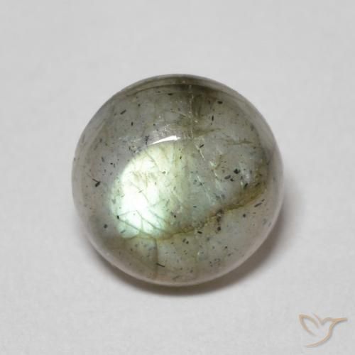 1.34ct Natürlicher Mehrfarbig Labradorit, Runden, Lichtdurchlässig