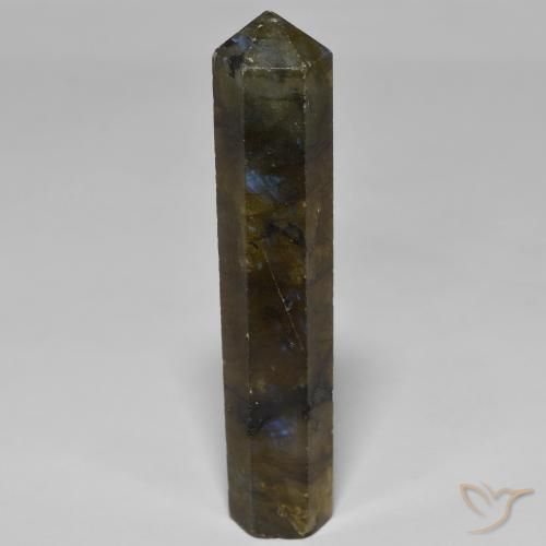 34.84ct Natürlicher Mehrfarbig Labradorit, Fantasie, Lichtundurchlässig