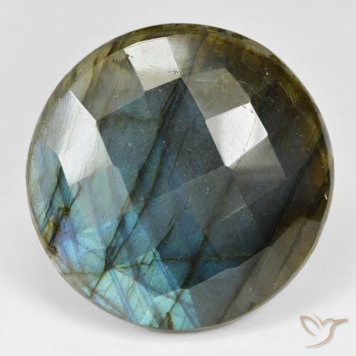 57.97ct Natürlicher Mehrfarbig Labradorit, Runden, Lichtundurchlässig