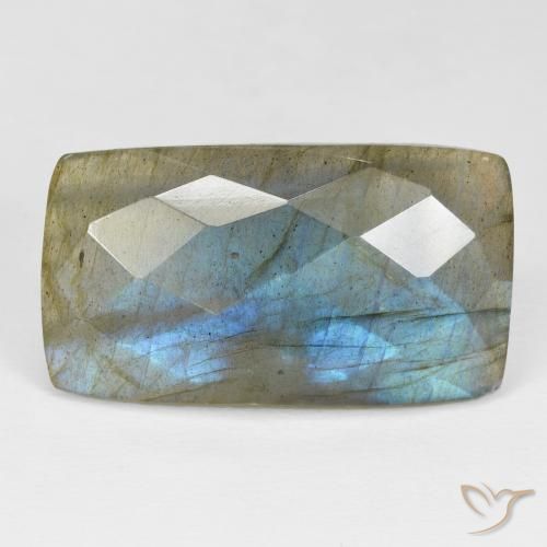 27.33ct Natürlicher Mehrfarbig Labradorit, Baguette, Lichtundurchlässig