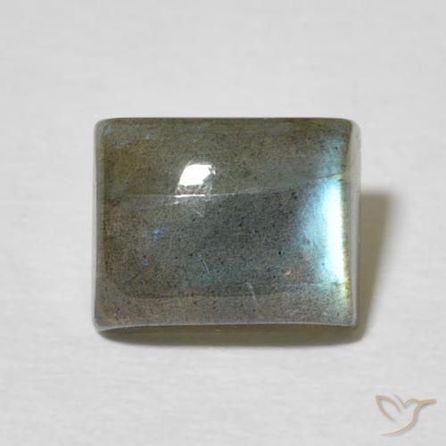 3.20ct Natürlicher Mehrfarbig Labradorit, Baguette, Lichtdurchlässig