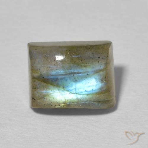 2.90ct Natürlicher Mehrfarbig Labradorit, Baguette, Lichtdurchlässig