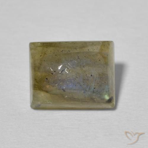 2.69ct Natürlicher Mehrfarbig Labradorit, Baguette, Lichtdurchlässig