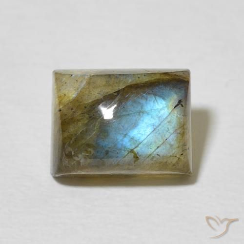 2.72ct Natürlicher Mehrfarbig Labradorit, Baguette, Lichtdurchlässig