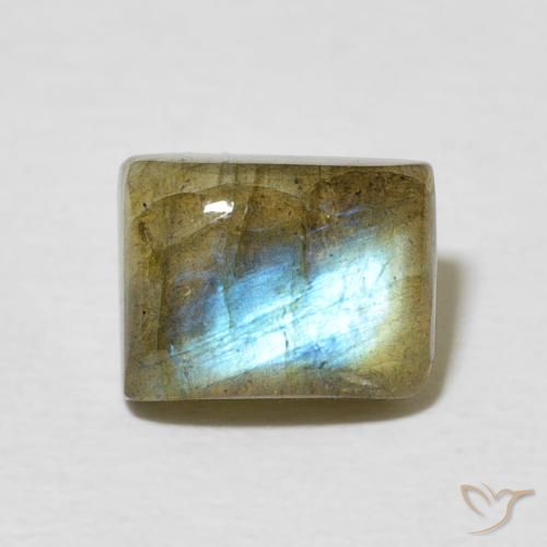 2.52ct Natürlicher Mehrfarbig Labradorit, Baguette, Lichtdurchlässig