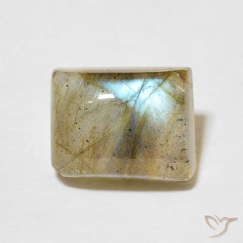 3.02ct Natürlicher Mehrfarbig Labradorit, Baguette, Lichtdurchlässig