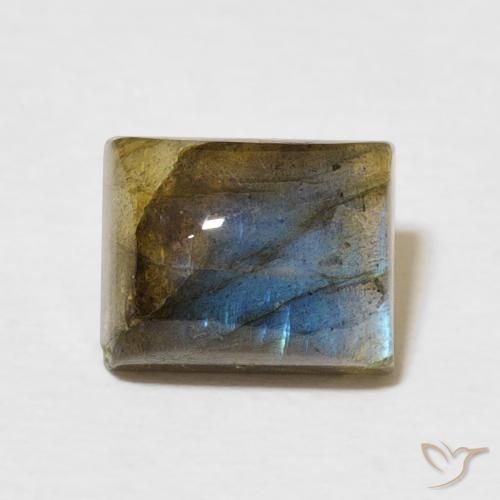 2.91ct Natürlicher Mehrfarbig Labradorit, Baguette, Lichtdurchlässig
