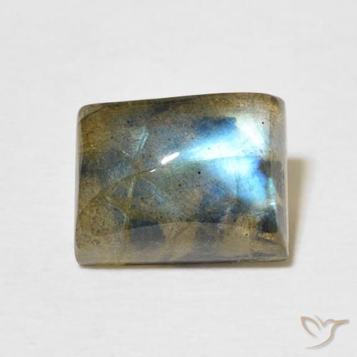 2.91ct Natürlicher Mehrfarbig Labradorit, Baguette, Lichtdurchlässig