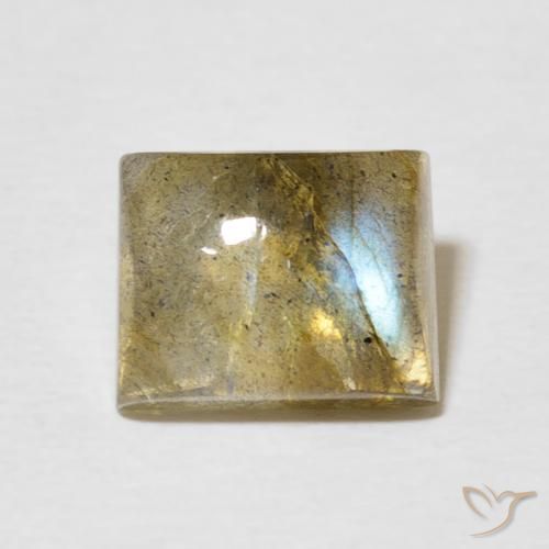 2.88ct Natürlicher Mehrfarbig Labradorit, Baguette, Lichtdurchlässig