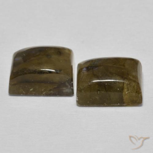 6.82 ct natürliche Mehrfarbig Labradorit-Edelsteine, Baguette, Lichtdurchlässig