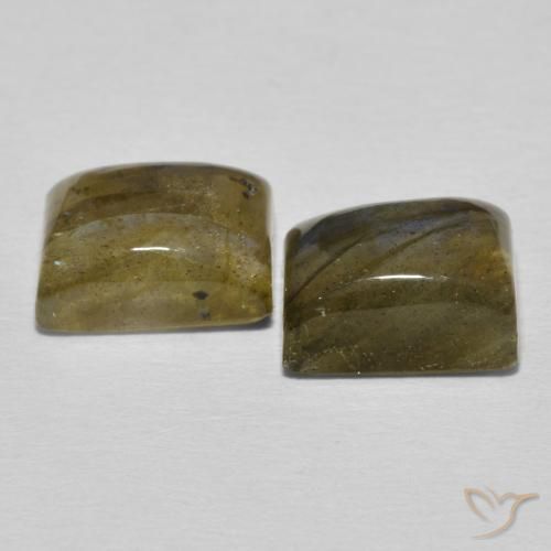 6.40 ct natürliche Mehrfarbig Labradorit-Edelsteine, Baguette, Lichtdurchlässig