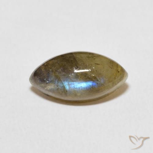 2.28ct Natürlicher Mehrfarbig Labradorit, Marquise, Lichtdurchlässig