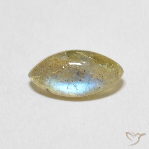 1.20ct Natürlicher Mehrfarbig Labradorit, Marquise, Lichtdurchlässig