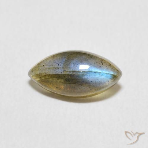 1.31ct Natürlicher Mehrfarbig Labradorit, Marquise, Lichtdurchlässig