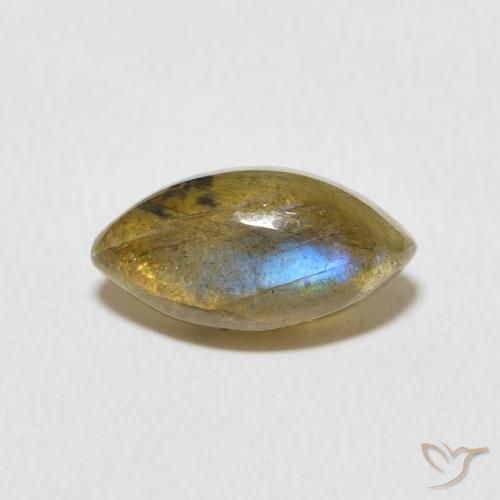 2.34ct Natürlicher Mehrfarbig Labradorit, Marquise, Lichtdurchlässig