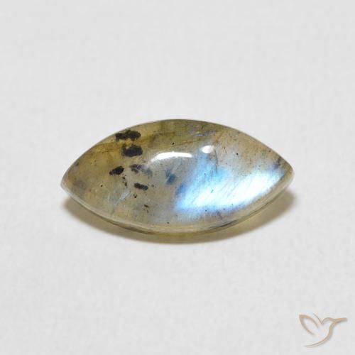 2.15ct Natürlicher Mehrfarbig Labradorit, Marquise, Lichtdurchlässig