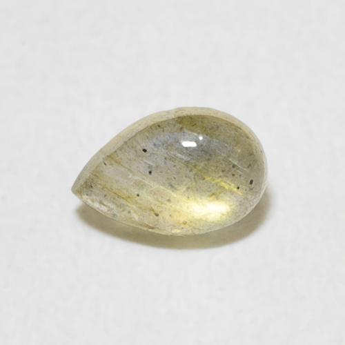 0.43ct Natürlicher Mehrfarbig Labradorit, Birnenform, Lichtdurchlässig
