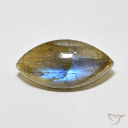 9.13ct Natürlicher Mehrfarbig Labradorit, Marquise, Lichtdurchlässig
