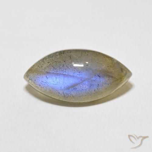 9.99ct Natürlicher Mehrfarbig Labradorit, Marquise, Lichtdurchlässig