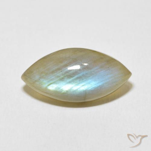 9.70ct Natürlicher Mehrfarbig Labradorit, Marquise, Lichtdurchlässig