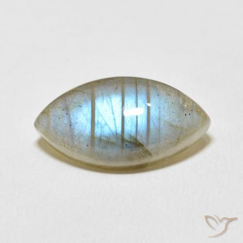 9.87ct Natürlicher Mehrfarbig Labradorit, Marquise, Lichtdurchlässig