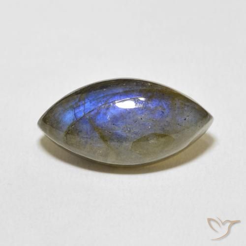 11.00ct Natürlicher Mehrfarbig Labradorit, Marquise, Lichtdurchlässig