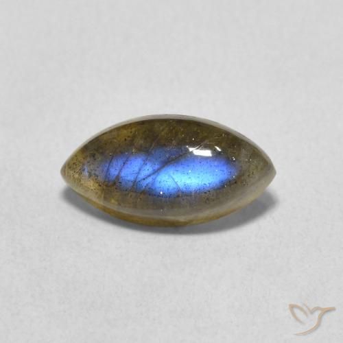 1.43ct Natürlicher Mehrfarbig Labradorit, Marquise, Lichtdurchlässig