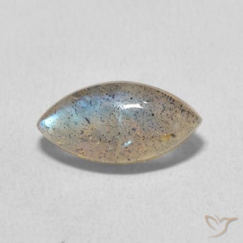 2.46ct Natürlicher Mehrfarbig Labradorit, Marquise, Lichtdurchlässig
