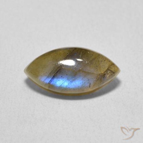 2.54ct Natürlicher Mehrfarbig Labradorit, Marquise, Lichtdurchlässig