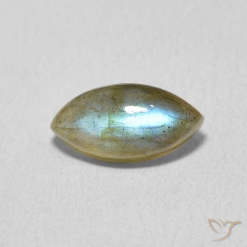 1.42ct Natürlicher Mehrfarbig Labradorit, Marquise, Lichtdurchlässig