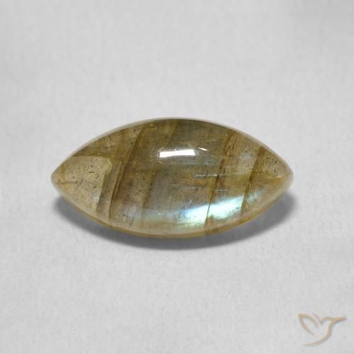 2.54ct Natürlicher Mehrfarbig Labradorit, Marquise, Lichtdurchlässig