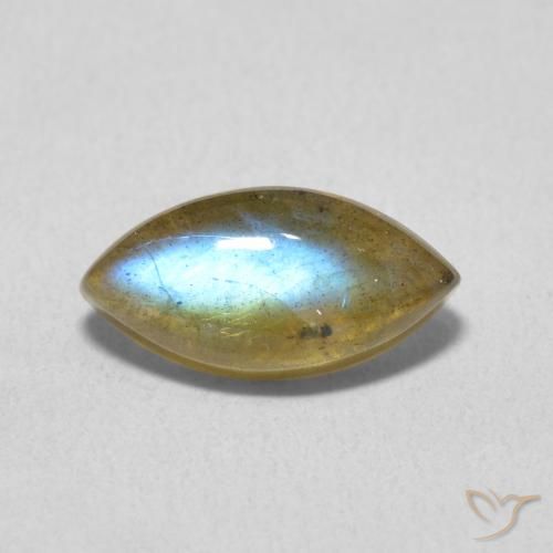 2.49ct Natürlicher Mehrfarbig Labradorit, Marquise, Lichtdurchlässig