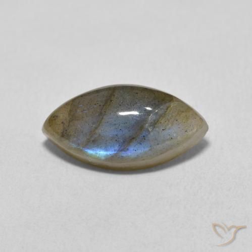 3.83ct Natürlicher Mehrfarbig Labradorit, Marquise, Lichtdurchlässig