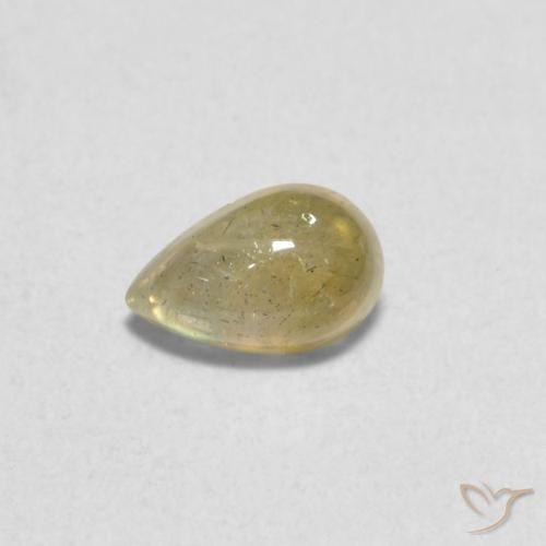 0.44ct Natürlicher Mehrfarbig Labradorit, Birnenform, Lichtdurchlässig